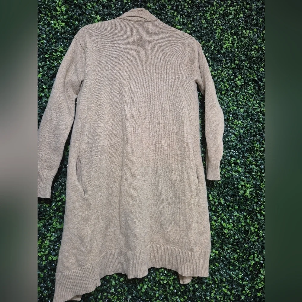 Simply Vera Vera Wang Tan Cable Knit Cardigan - Picture 4 of 4